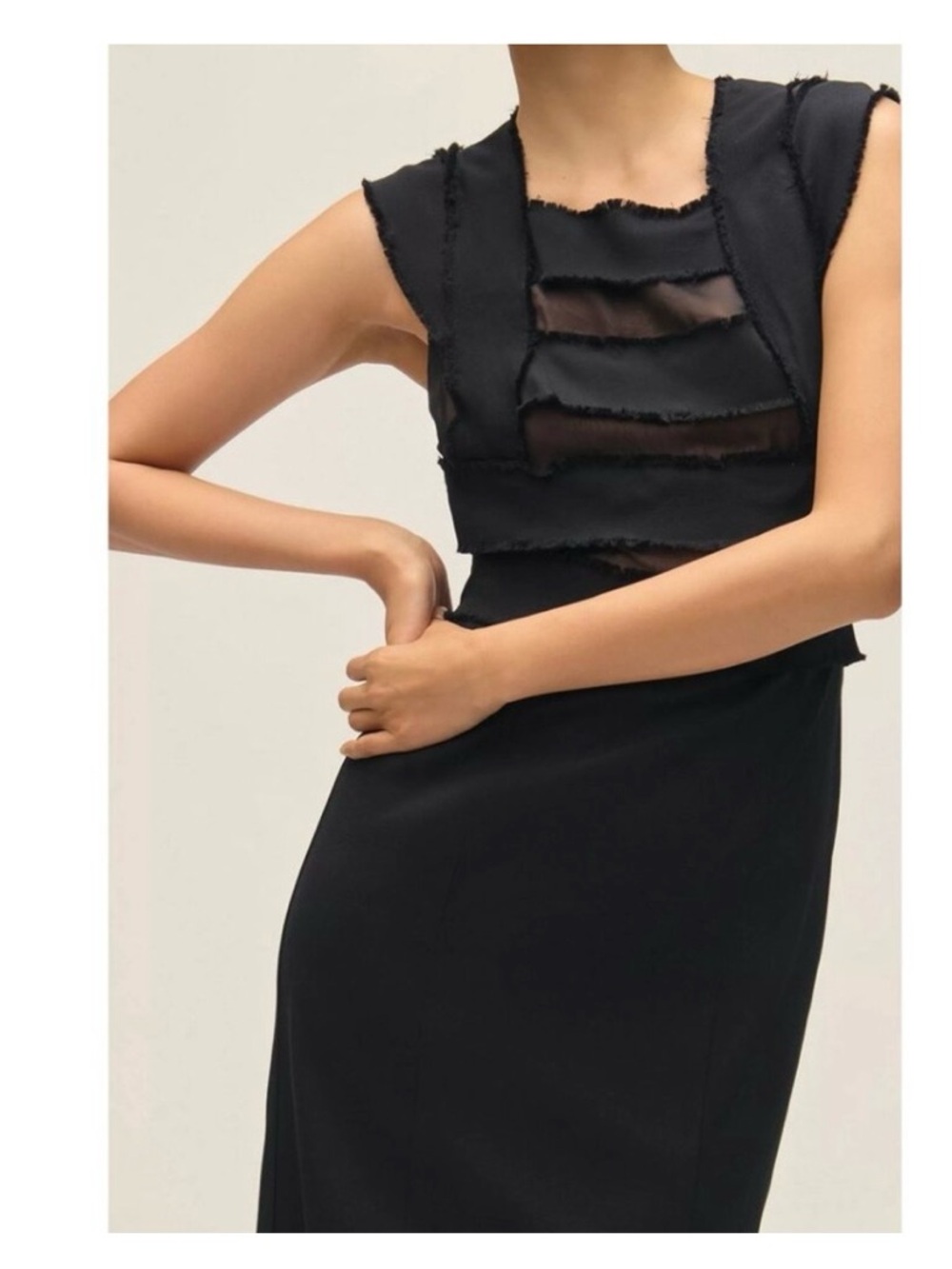 Anthropologie Blush Pink Lined Garment with Black Trim - NWT - fits like a 12